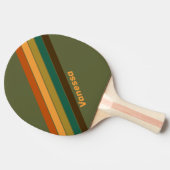 Forest Marsh Gestreept met Naam Tafeltennisbatje (Zijkant)