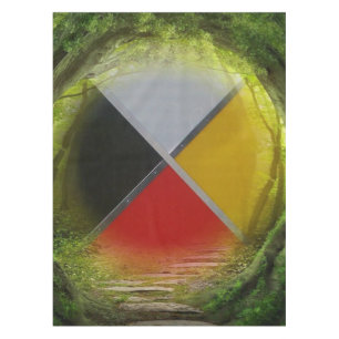 Forest Medicine Wheel Tablecloth Tafelkleed