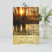 Forest Memorial Sympathie Foto: Bedankt (Staand voorkant)