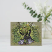 Forest Moss Magic Dragon Briefkaart (Staand voorkant)