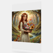 Forest Muse in Bloom Acryl Bord (Hoek)