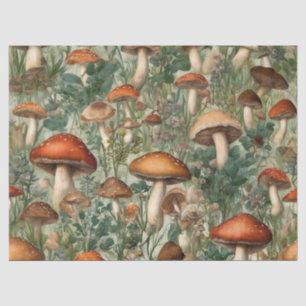 Forest Mushrooms Cottagecore Tissue Paper Tissuepapier