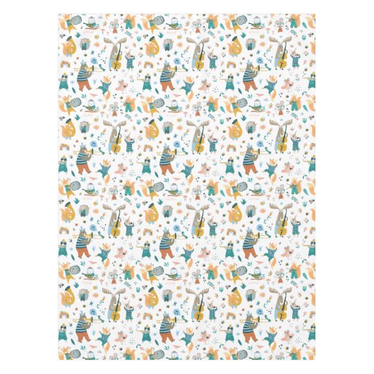 Forest Music Band Tafelkleed (Voorkant)