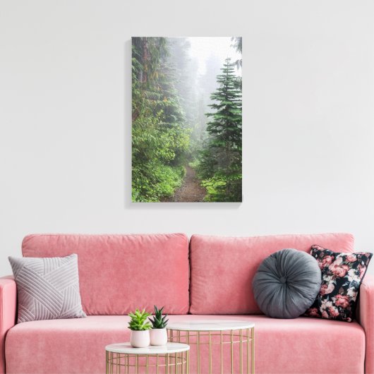 Forest Nature Canvas Afdruk (Insitu (Woonkamer))