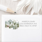 Forest Neck of the Bossen New Address Label (Insitu)