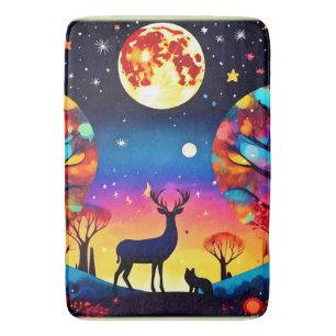 Forest Night Glow Badmat
