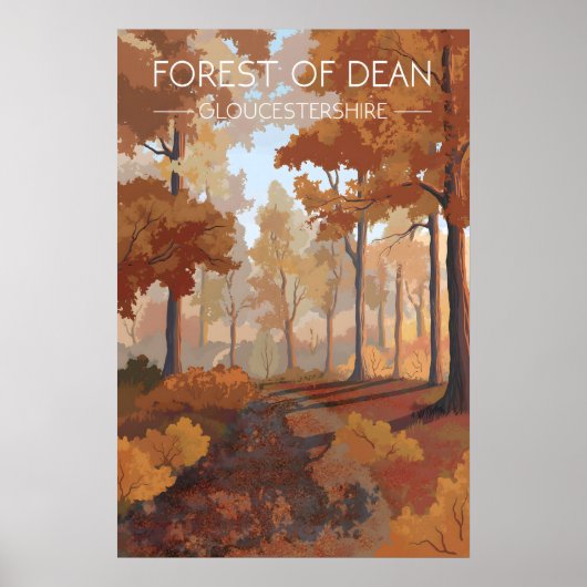 Forest Of Dean Travel Poster (Devant)