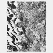 Forest of Shadows Fleece Deken (Voorkant)