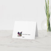 Forest of Spirt Pumpkins Bedankkaart (Achterkant)