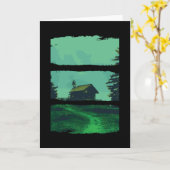 ,forest-ontwerp kaart (Gele Bloem)