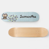 Forest Owl Woodland Hoot Comp Skateboard (Horizontaal)