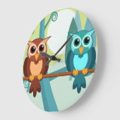 Forest Owls Grote Klok (Hoek)