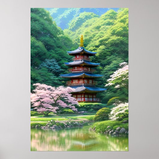 Forest Pagoda Haven Poster (Voorkant)