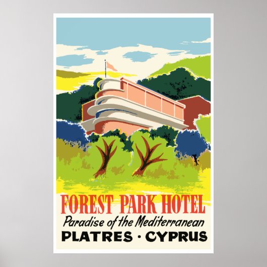 Forest Park Hotel (Platres - Cyprus) Poster (Voorkant)