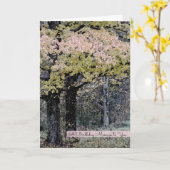 Forest Pastel Birthday Kaart (Gele Bloem)