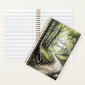 "Forest Path" (Bospad), het journaal van de dichte Notitieboek (Binnen)