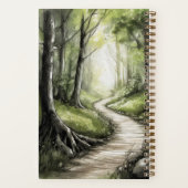 "Forest Path" (Bospad), het journaal van de dichte Notitieboek (Achterkant)