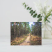 Forest Path HDR Art briefkaart (Staand voorkant)