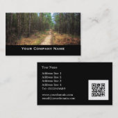 Forest Path HDR-Visitekaartjes Visitekaartje (Voorkant / Achterkant)