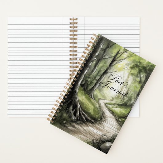 "Forest Path" Journal du poète (À l'intérieur)