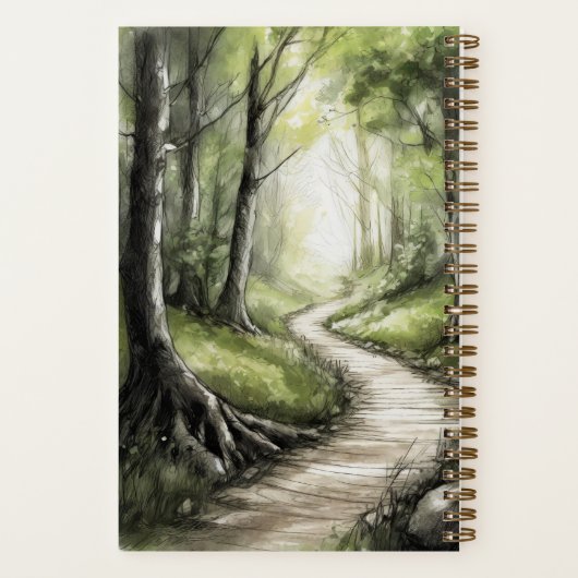 "Forest Path" Journal du poète (Verso)