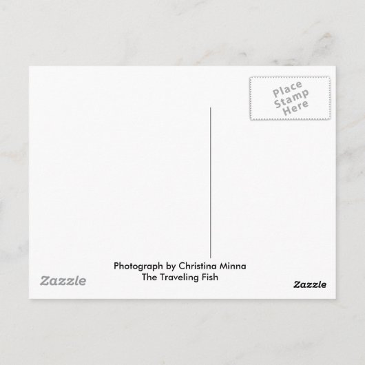 Forest Pathway Briefkaart (Achterkant)