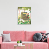Forest Piano Concert Canvas Afdruk (Insitu (Woonkamer))