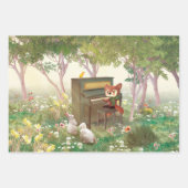 Forest Piano Concert Inpakpapier Vel (Voorkant 2)