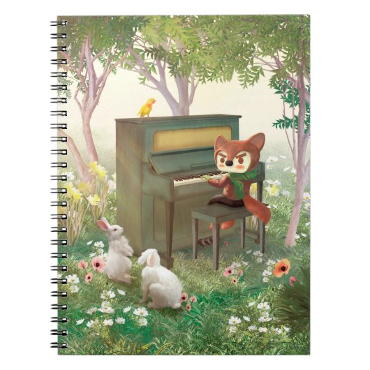Forest Piano Concert Notitieboek (Voorkant)