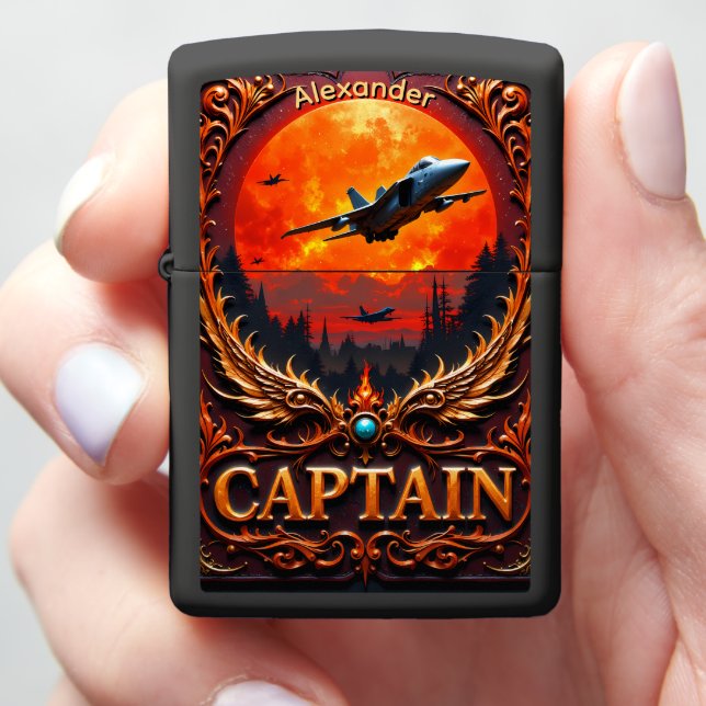 Forest Pilot's Fiery Sky Commander Gift (In Hand)