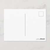 Forest Pine Trees Waterverf CUSTOM PHOTO Holiday Briefkaart (Achterkant)