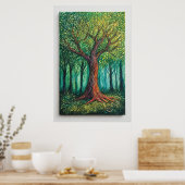 Forest Primeval Poster (Keuken)