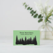 Forest Professional Tree Trimming Service Visitekaartje (Staand voorkant)