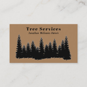 Forest Professional Tree Trimming Service Visitekaartje