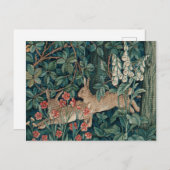 Forest Rabbits Tapestry Briefkaart (Voorkant / Achterkant)