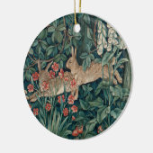 Forest Rabbits Tapestry Keramisch Ornament (Links)