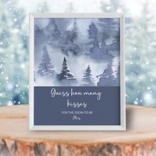 Forest raden hoeveel kussen bruids spel poster