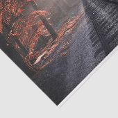 Forest Railroad Tracks 22-depotpapier Tissuepapier (Detail)