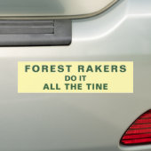 FOREST RAKERS bumpersticker! Bumpersticker (Op auto)