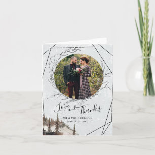 Forest, Raven, Wreated Folded Hartelijk dank Bedankkaart