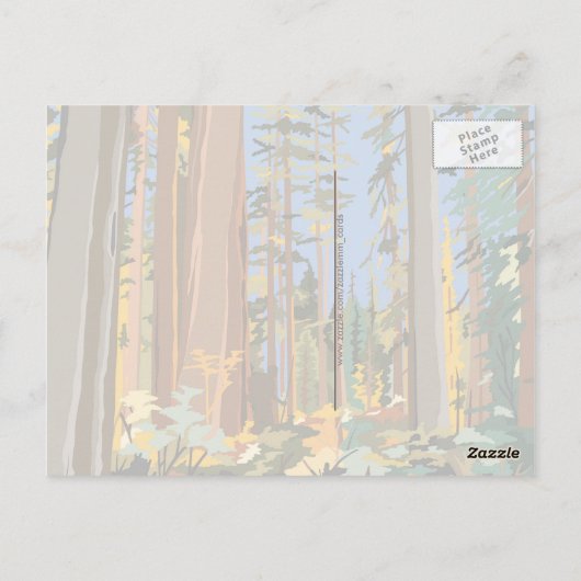 Forest Reserve Briefkaart (Achterkant)