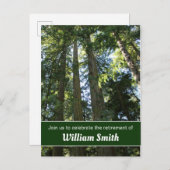 Forest Retirement Open House Briefkaart (Voorkant / Achterkant)