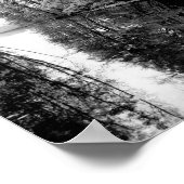 Forest River Black en White Poster (Hoek)
