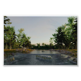 Forest River Foto Afdruk