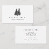Forest River Rustiek Visitekaartje (Voorkant / Achterkant)