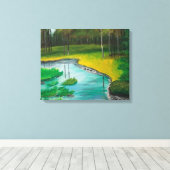 Forest Scene Canvas Afdruk (Insitu (Houten vloer))