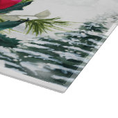 Forest Scene met Roos en Holly Snijplank (Hoek)