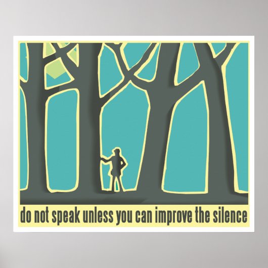 Forest Silence Poster (Voorkant)