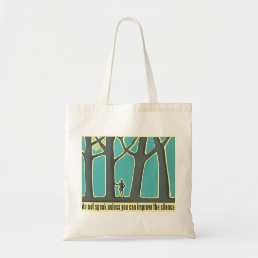 Forest Silence Tote Bag (Voorkant)