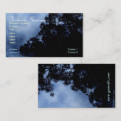 Forest Silhouette in Fog Visitekaartje (Voorkant / Achterkant)